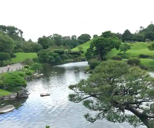 出水神社の庭園