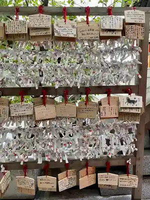 築土神社の絵馬