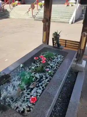 成田山札幌別院新栄寺の手水舎