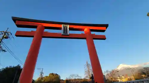 富士山本宮浅間大社の鳥居