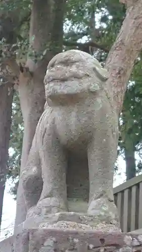 下野國一社八幡宮の狛犬