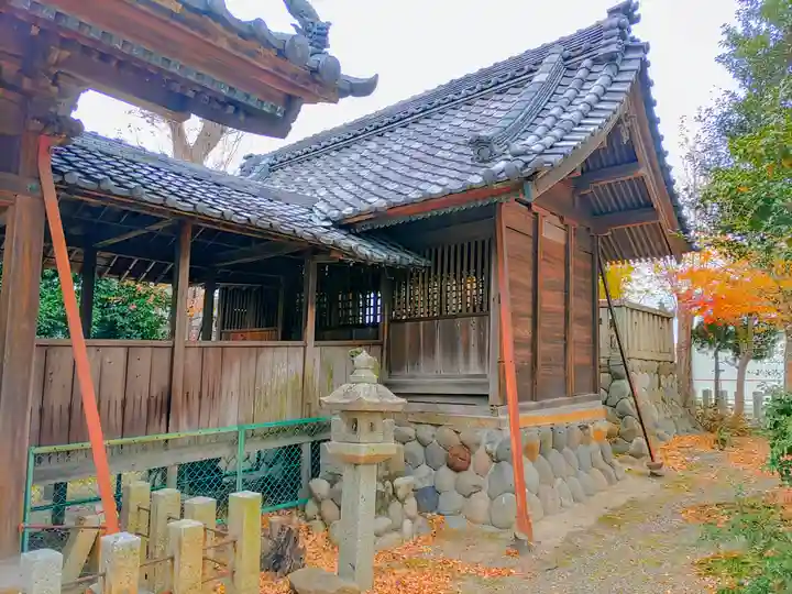 梁川八幡社(越津町)の本殿・本堂