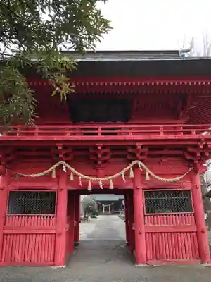 吉岡八幡神社の山門・神門