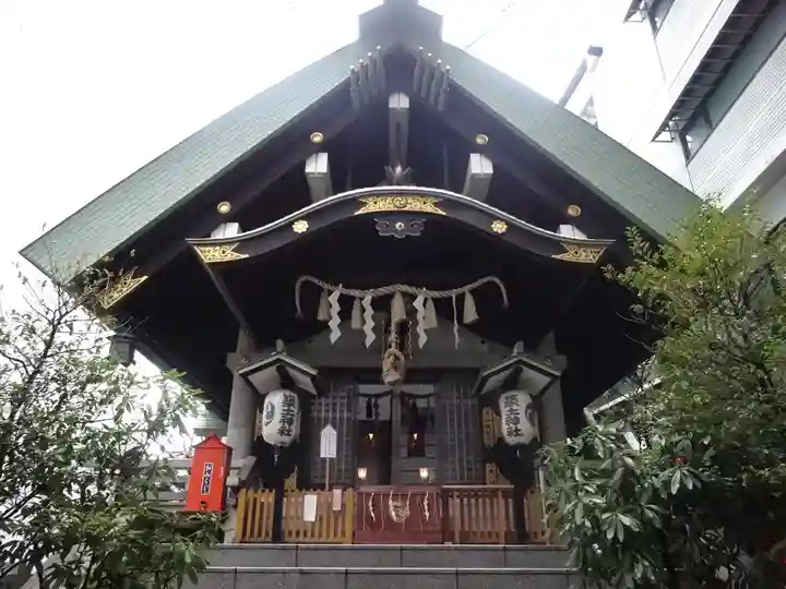 築土神社の本殿・本堂