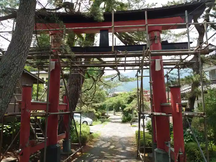 小沼浅間神社の鳥居