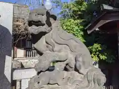 牛天神北野神社の狛犬