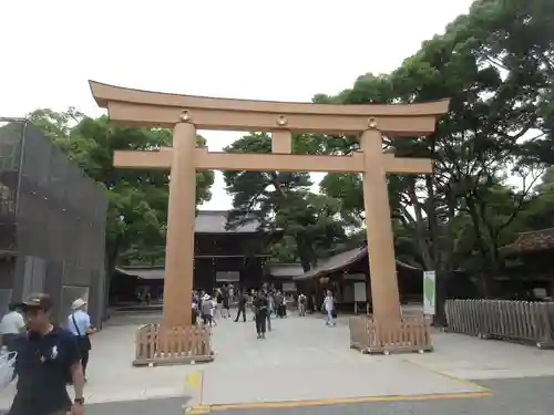 明治神宮の鳥居