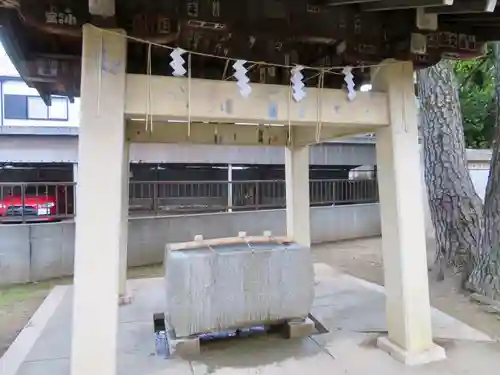 柴又八幡神社の手水舎