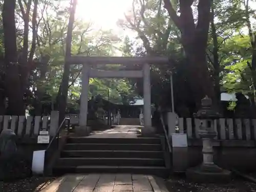 碑文谷八幡宮の鳥居