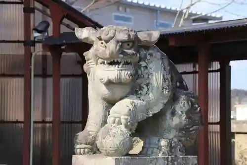 相馬妙見宮初發神社の狛犬