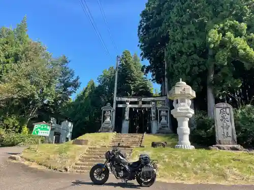 風巻神社の鳥居