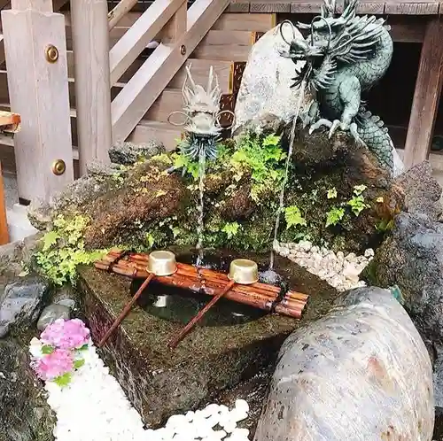 大井神社の手水