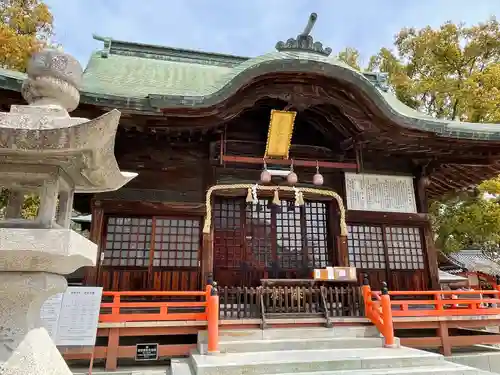 與賀神社の本殿・本堂
