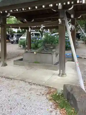 御裳神社の手水舎
