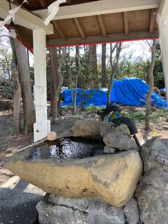 南豪神社の手水舎