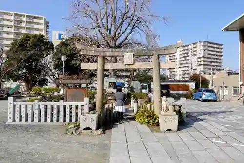 亀山八幡宮の鳥居