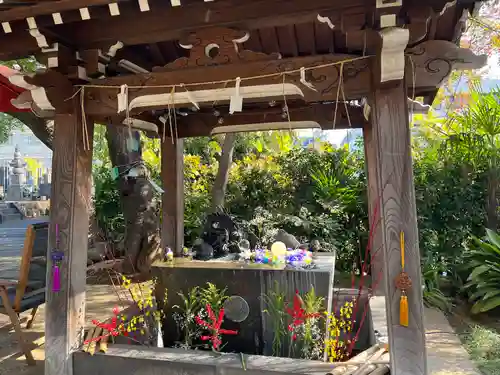 法輪寺の手水舎