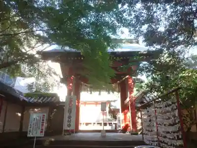 柞原八幡宮の山門・神門