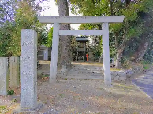 神明社（下一色）の鳥居