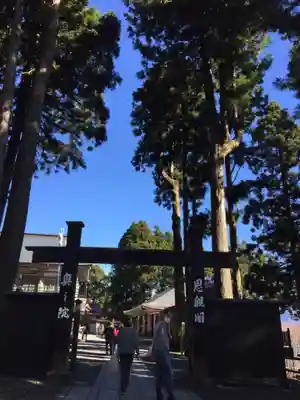 身延山奥之院思親閣の鳥居