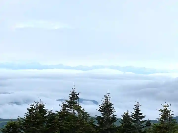 山家神社奥宮の景色