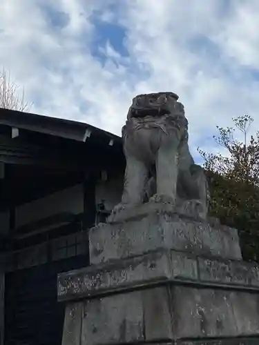 開成山大神宮の狛犬