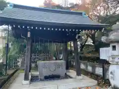 白幡八幡大神の手水