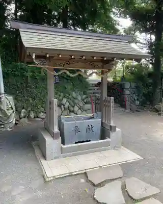 日吉神社の手水舎