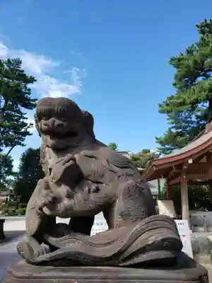中野沼袋氷川神社の狛犬