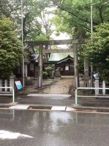 榊森白山社の鳥居