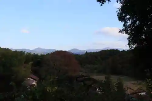 油井神社の景色