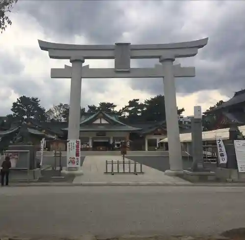 廣島護國神社の鳥居