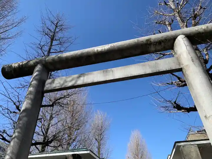 深川神明宮の鳥居