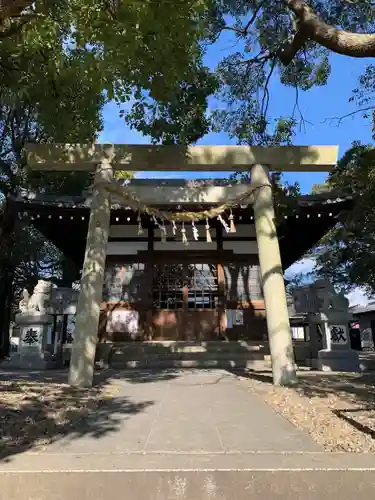 西八幡社の鳥居