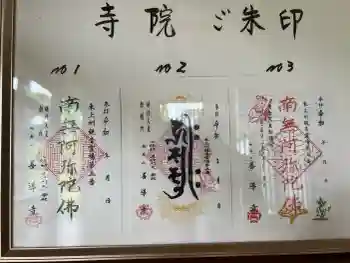 善導寺の御朱印 2025年07月