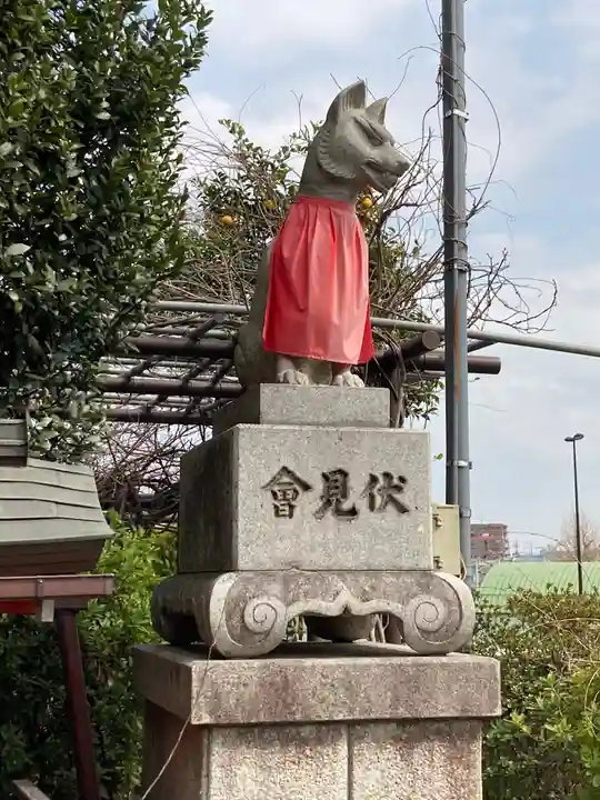 東伏見稲荷神社の狛犬