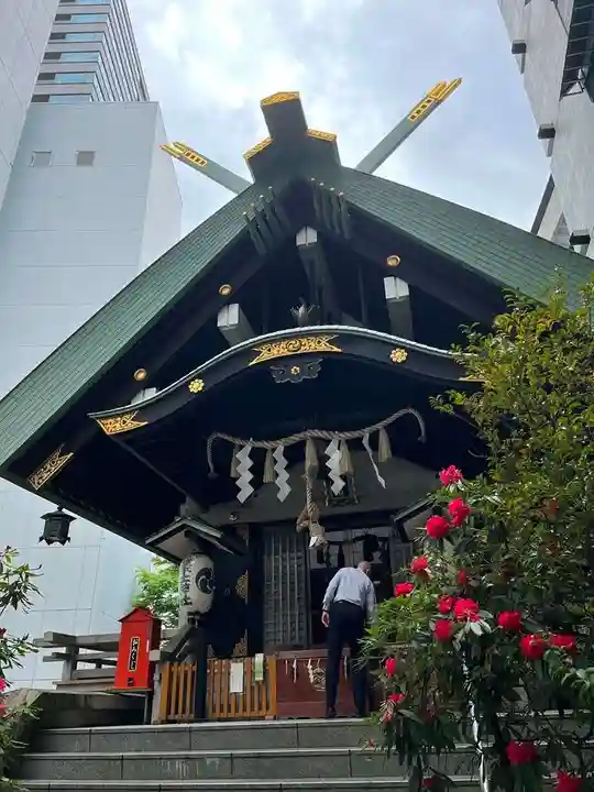 築土神社の本殿・本堂