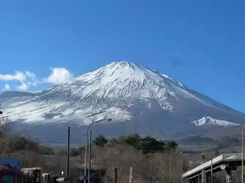 富士山東口本宮 冨士浅間神社の景色