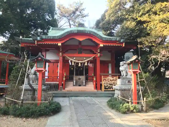 自由が丘熊野神社の本殿・本堂