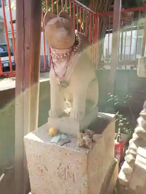 打越天神北野神社の狛犬