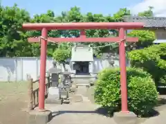 高根町熊野神社の鳥居