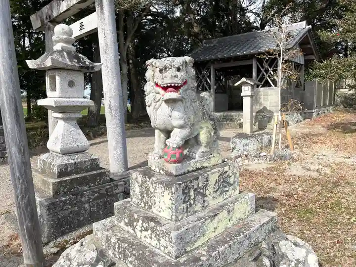 魚海神社の狛犬