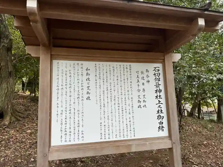 石切劔箭神社上之社の{uncategorized: "未分類", other: "その他", undefined: "問題あり", building: "その他建物", grave: "お墓", sacred_gate: "鳥居", guardian: "狛犬", statue: "像", buddha: "仏像", history: "歴史", nature: "自然", garden: "庭園", animal: "動物", pagoda: "塔", temizu: "手水舎", mountain_gate: "山門・神門", sanctuary: "本殿・本堂", subordinate: "末社・摂社", art: "芸術", scenery: "景色", jizo: "地蔵", ema: "絵馬", goshuin: "御朱印", omikuji: "おみくじ", items: "授与品その他", amulet: "お守り", goshuincho: "御朱印帳", eats: "食事", festival: "お祭り", votive_dance: "神楽", shichigosan: "七五三参", wedding: "結婚式", experience: "体験その他", initially: "初詣", around: "周辺", anti_infection: "感染症対策"}