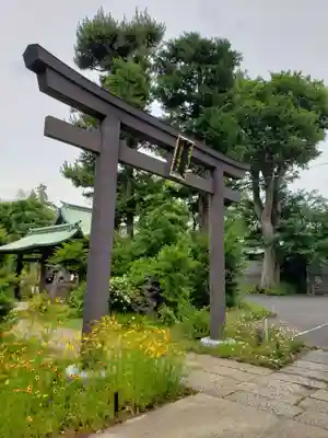 鷺宮八幡神社の鳥居