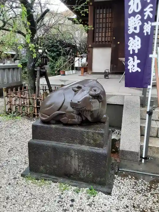 牛天神北野神社の狛犬