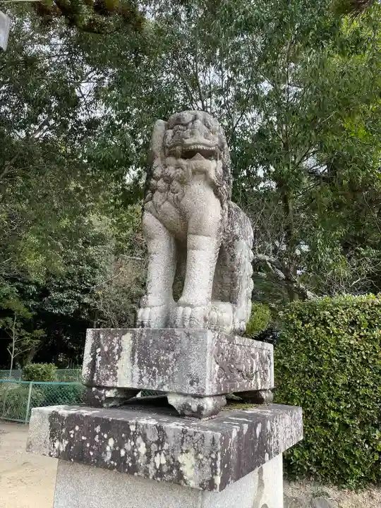 大直禰子神社の狛犬