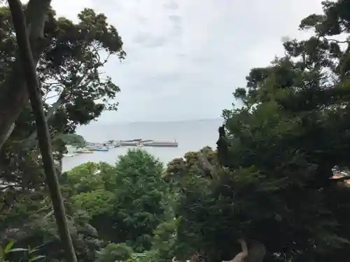 走水神社の景色