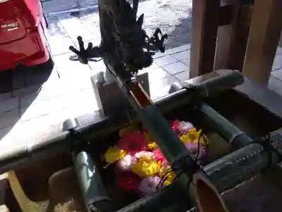 安江八幡宮（金沢水天宮）の手水舎