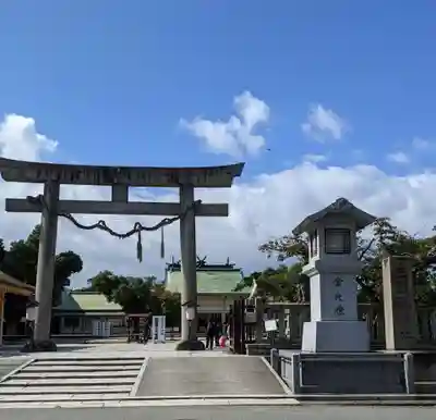 難波大社 生國魂神社の鳥居