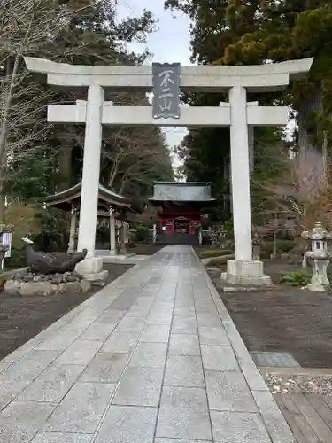 富士山東口本宮 冨士浅間神社の鳥居